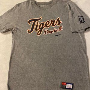 Nike Tigers Baseball Gray T-shirt